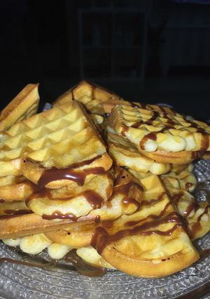 صورة لوصفة وافل شهي