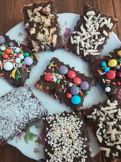 عکسی از دستور بیسکوئیت شکلاتی