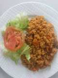 Arroz de cerdo o puerco liso