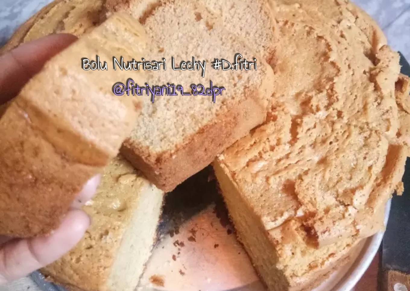 Bolu Nutrisari Lechy ala Dapur Fitri