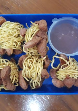 Foto resep Sosis Gulung Mie