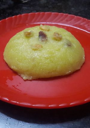 A picture of Kesari bath.