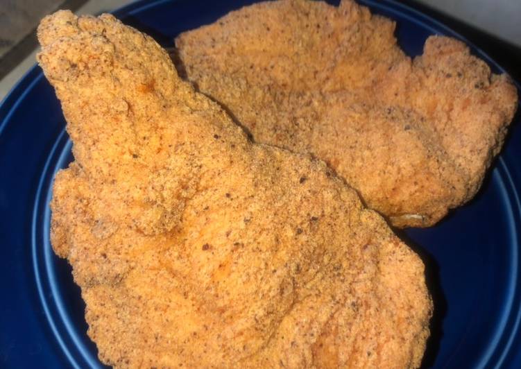 Crispy southern fried chicken breasts