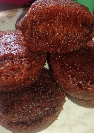 Foto resep Bolu karamel/sarang semut ekonomis