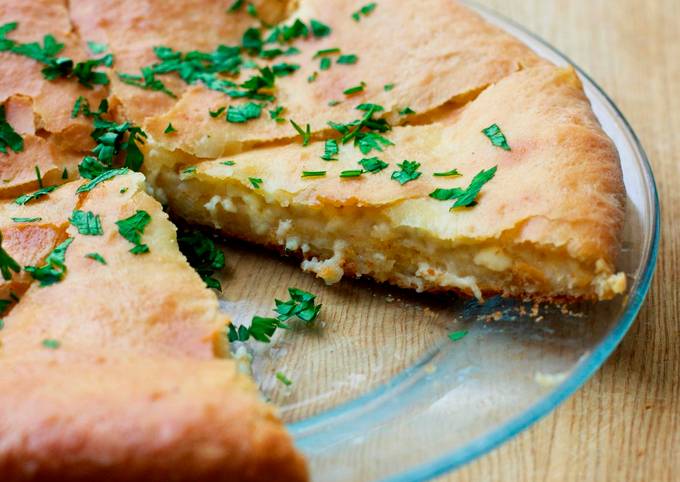 El pastel con tres quesos de Osetia Receta de Marina- Cookpad