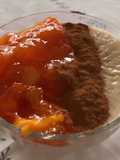 Papas de Maizena com Dióspiro e Canela