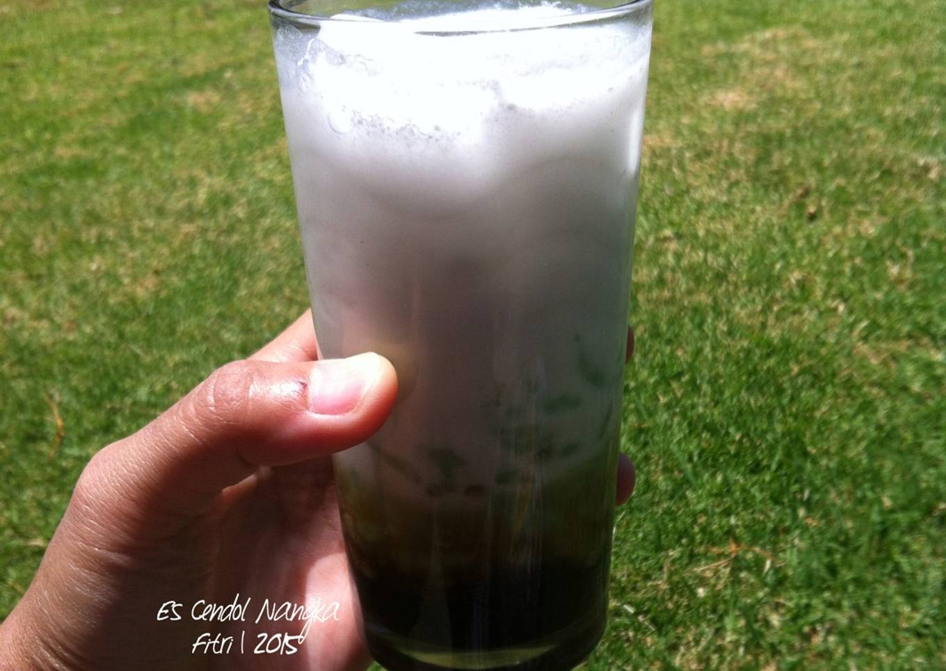 Es Cendol Nangka dengan Biji Chia
