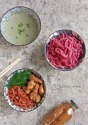Foto resep Mie Gluten Free Buah Naga