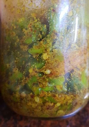 A picture of Mirchi Achaar.