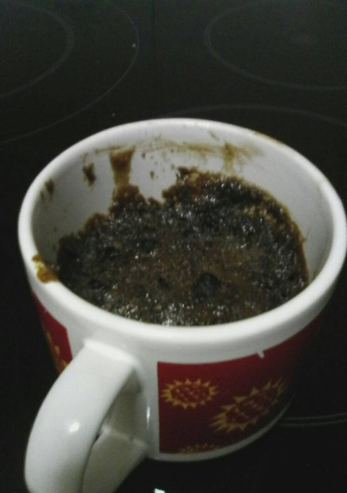 Una foto de Mugcake de Nutella