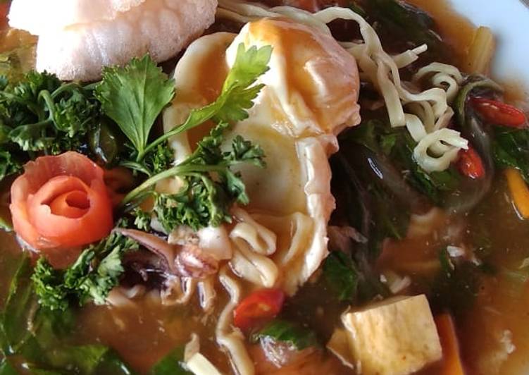 Cara Gampang Membuat Ifumi siram seafood yang Lezat Sekali