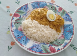 Una foto de Ají de pollo rápido