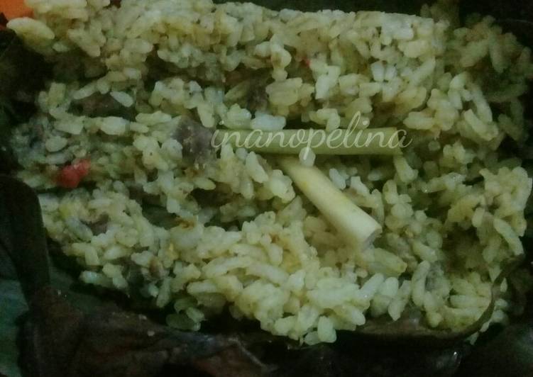 Resep 07. Nasi bakar ati ampela #BikinRamadanBerkesan Anti Gagal