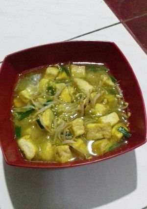 Foto resep Sayur tahu+toge