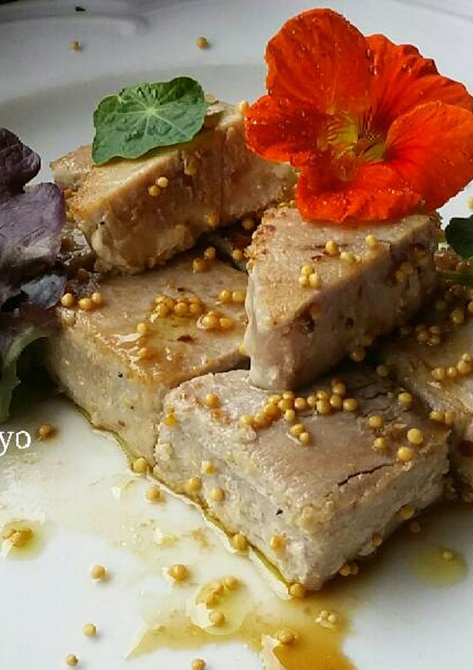 Una foto de Atun a la mostaza