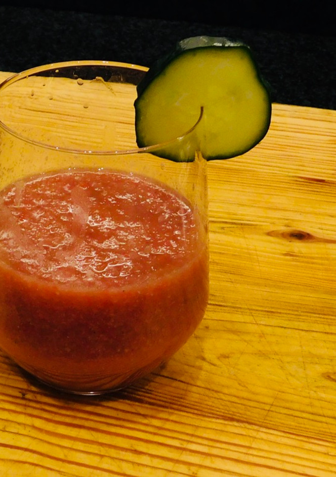 Una foto de Gazpacho tradicional andaluz