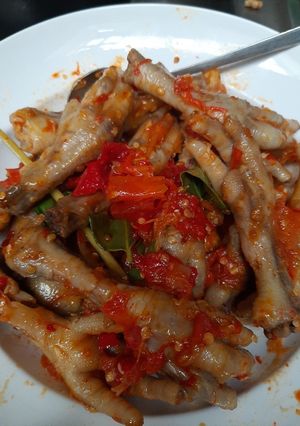 Foto resep Ceker mercon simple