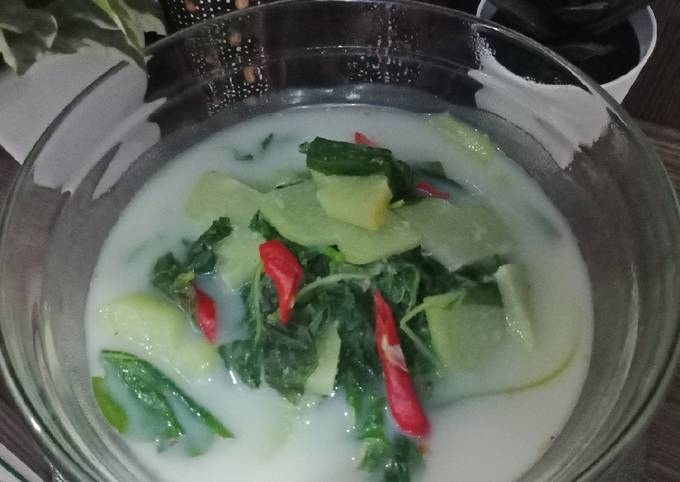 Bobor Bayam Labu Siam