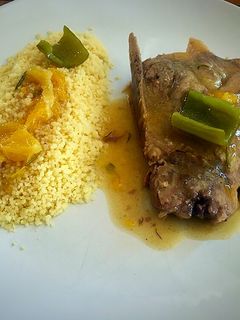 Una foto de Chuletas de cerdo a la naranja