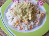 Pollo en crema de chile poblano