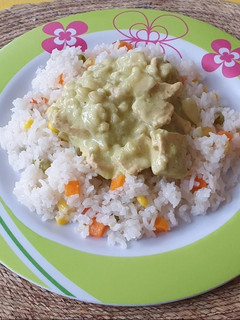 Una foto de Pollo en crema de chile poblano