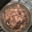 Pollo cremoso con hongos