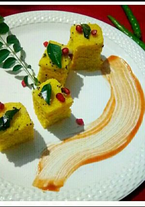 A picture of Dhokla.