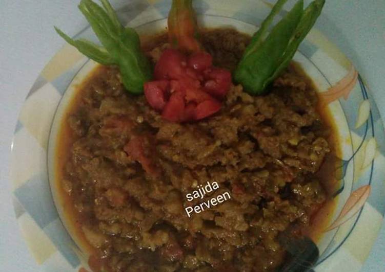 Get Lunch of Bhoona qeema #KokabandCookpad #CookpadApp
