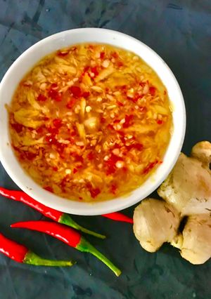 Hình của món Nước mắm gừng.