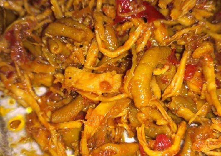 Resep Suwir ayam usus sambalado mantull 😍#resepkeduaku#cookpad, Enak Banget