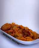 ماکارونی نوستالژی با چرخ کرده مرغ🍝