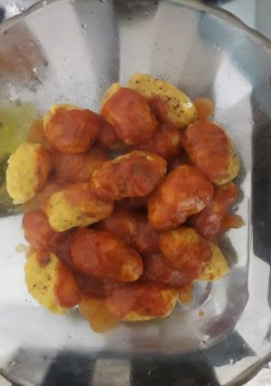 Una foto de Ñoquis de zapallo rellenos con queso