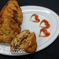 A picture of Fried Bread Pizza.