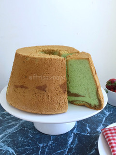 Foto resep Chiffon Pandan Coklat