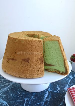 Foto resep Chiffon Pandan Coklat