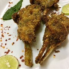 A picture of Mutton Chaap Fry.