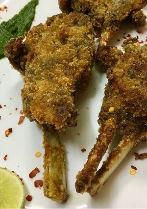 A picture of Mutton Chaap Fry.