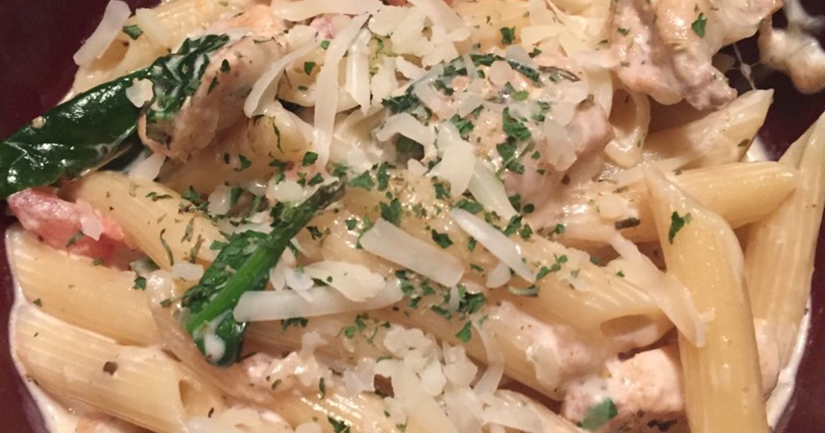 Princess’s Parmesan Penne Pasta Recipe By B Rich In Da Kitch