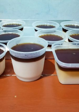 Foto resep Puding Susu Vla Gula Merah