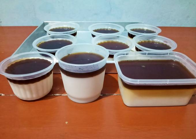 Puding Susu Vla Gula Merah