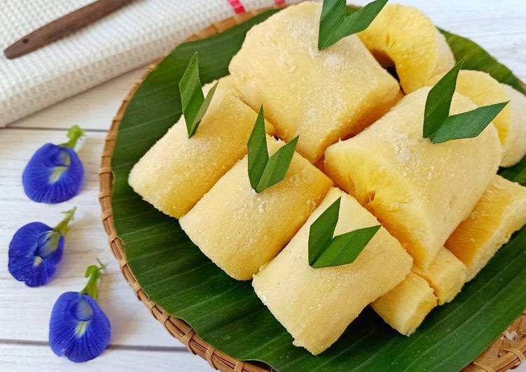 WAJIB DICOBA! Begini Resep 733. Tape Singkong Kuning MakNyuus Enak