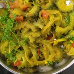 A picture of Karela sabji.