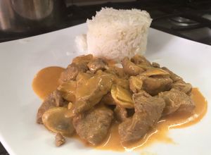 Una foto de Puntas de Filete Stroganoff a la Sonorense