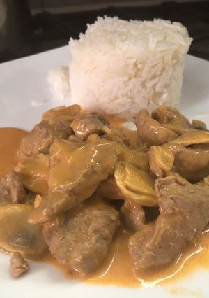 Una foto de Puntas de Filete Stroganoff a la Sonorense