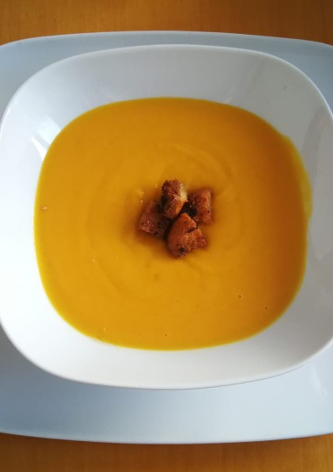 Una foto de Puré de zanahorias