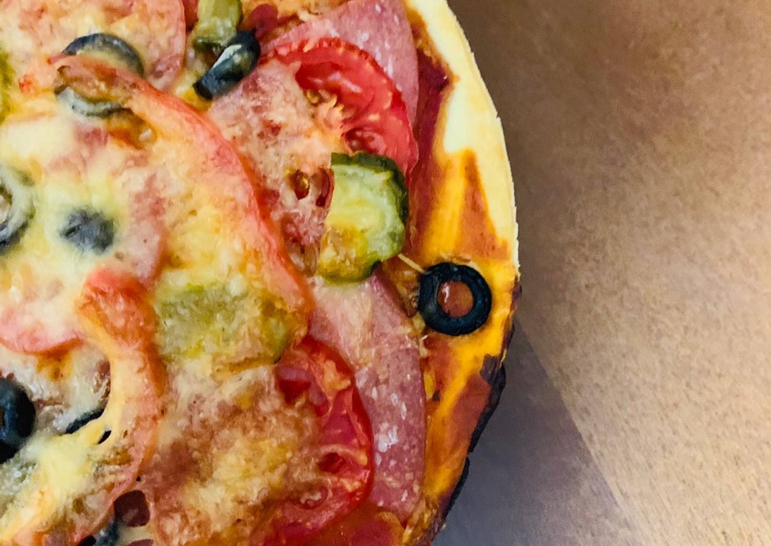 Пицца своими руками в духовке рецепт без дрожжей пошагово с фото