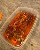 Pimientos asados en airfryer ❤️