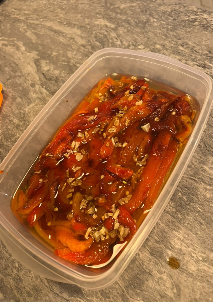 Una foto de Pimientos asados en airfryer ❤️