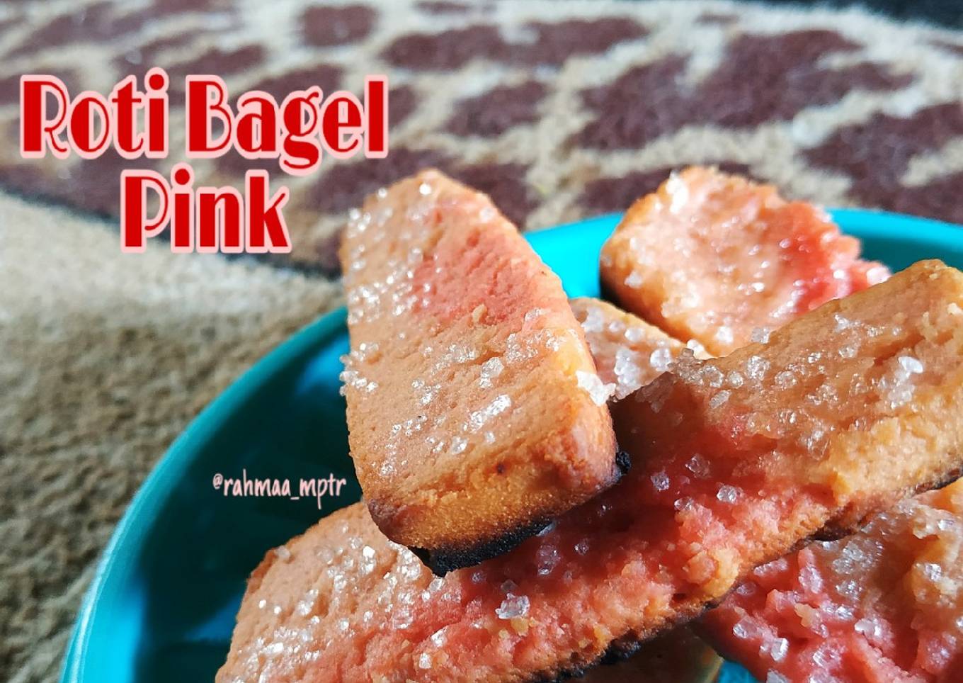 5. Roti Bagel Pink🍓