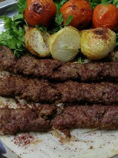 صورة لوصفة كباب بالفرن